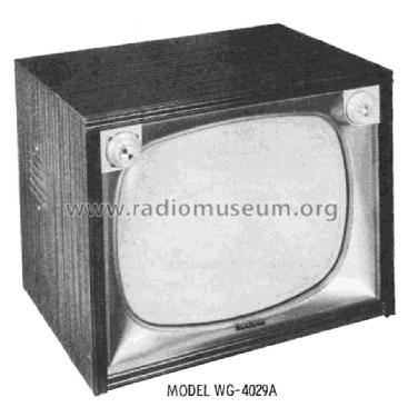 Airline WG-4029A; Montgomery Ward & Co (ID = 2417945) Television