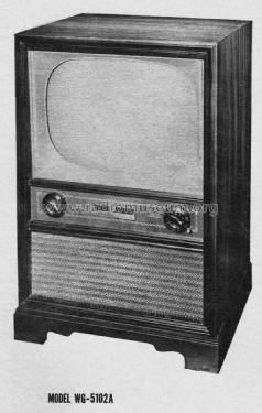 Airline WG-5102A; Montgomery Ward & Co (ID = 2676643) Television