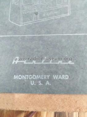 Airline GEN-1107A; Montgomery Ward & Co (ID = 2314167) Radio