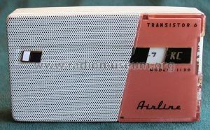 Airline Transistor 6 GEN-1130A; Montgomery Ward & Co (ID = 258066) Radio