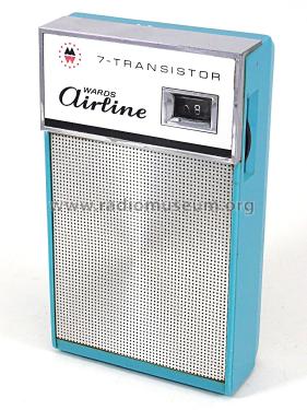 Airline 7 Transistor GEN-1158A ; Montgomery Ward & Co (ID = 2338477) Radio