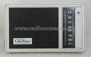 Airline 10 Transistor GEN-1187A ; Montgomery Ward & Co (ID = 258070) Radio