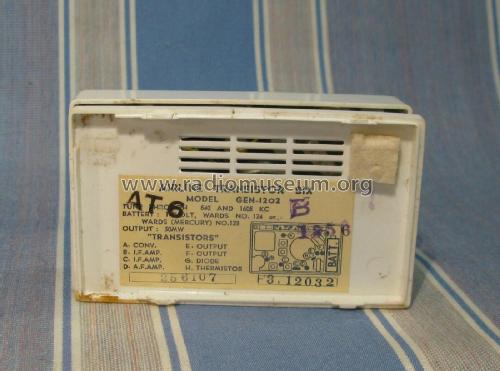 Airline 6 Transistor GEN-1202B; Montgomery Ward & Co (ID = 2757296) Radio