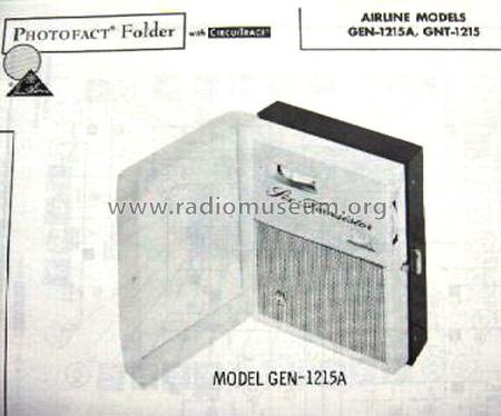 GNT-1215A ; Montgomery Ward & Co (ID = 1501368) Radio