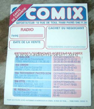 Comix 403; Comix brand (ID = 1049791) Radio