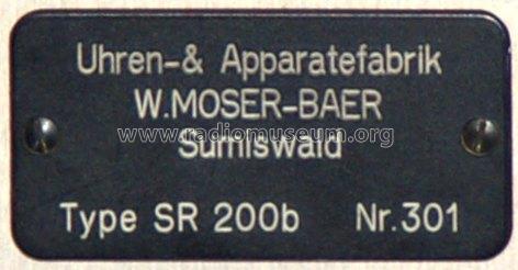 Schreibgerät MFA SR-200b; Moser - Baer; (ID = 932058) Divers