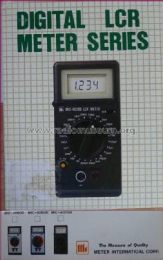 Digital LCR Meter MIC-4070D; Motech Industries (ID = 1618395) Equipment