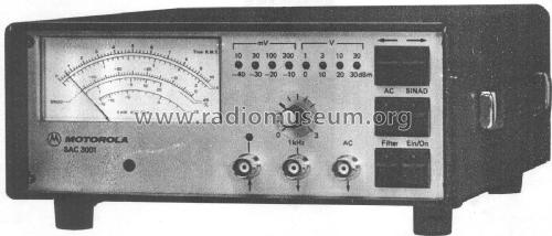 Automatic SINAD Meter SAC 3001; Motorola GmbH; (ID = 1977336) Equipment