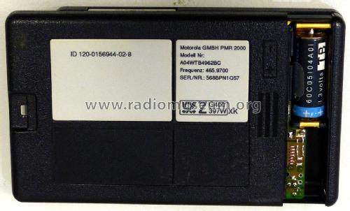 Cityruf PMR 2000; Motorola GmbH; (ID = 2267107) Telefonie