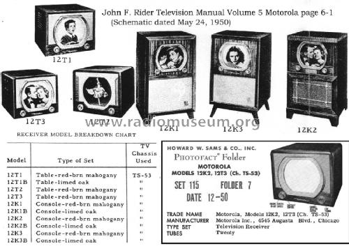 12T2 Ch= TS-53; Motorola Inc. ex (ID = 2240248) Television