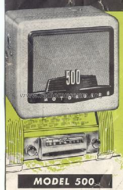 500 ; Motorola Inc. ex (ID = 162566) Car Radio