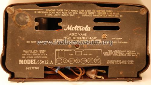 55X12A Ch=HS-50; Motorola Inc. ex (ID = 1487923) Radio