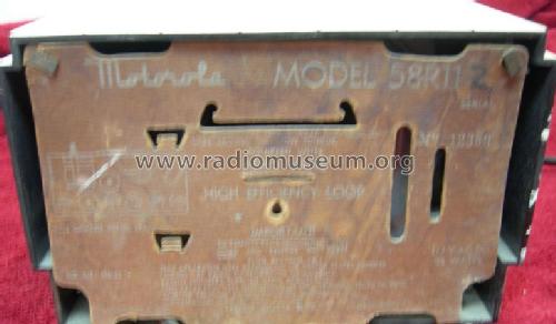 58R11 Ch= HS-116; Motorola Inc. ex (ID = 1043352) Radio