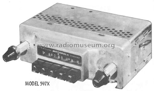 597X ; Motorola Inc. ex (ID = 2421119) Car Radio