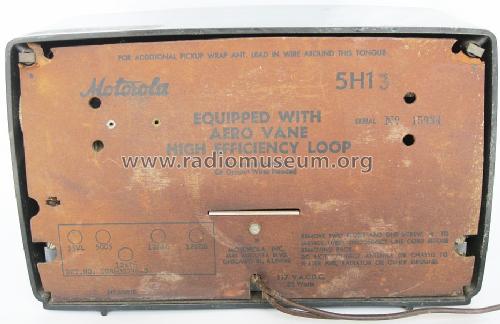 5H13 Ch= HS-256; Motorola Inc. ex (ID = 1408402) Radio