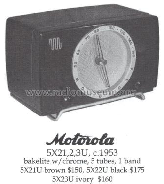 5X21U Ch= HS-259; Motorola Inc. ex (ID = 1447553) Radio