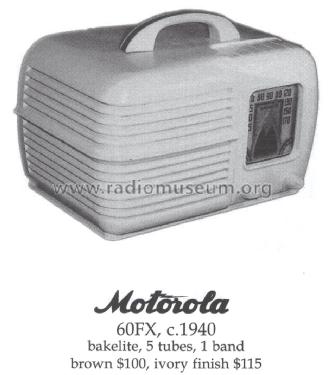 60FX ; Motorola Inc. ex (ID = 1459084) Radio