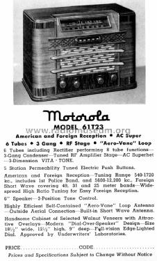 61T23 ; Motorola Inc. ex (ID = 1428527) Radio