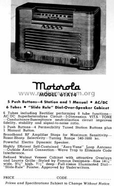 61X14 ; Motorola Inc. ex (ID = 1428530) Radio