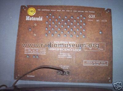 63X1A Ch= HS-335; Motorola Inc. ex (ID = 306527) Radio