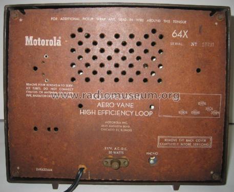 64X1 Ch= HS-440; Motorola Inc. ex (ID = 2429199) Radio