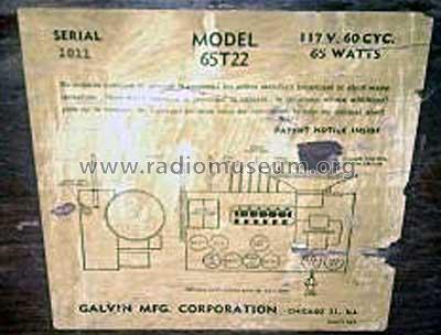 65T22 Ch= HS-33; Motorola Inc. ex (ID = 1016054) Radio