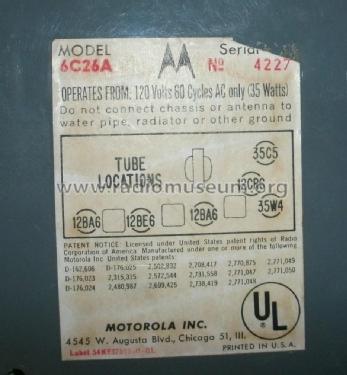 6C26 ; Motorola Inc. ex (ID = 1750707) Radio