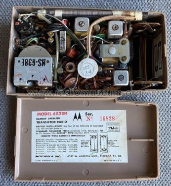 6X28N Ch= HS-638; Motorola Inc. ex (ID = 2957600) Radio