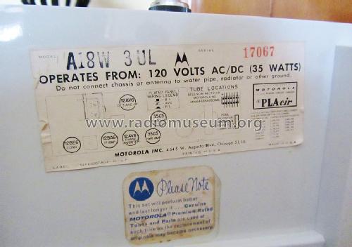 A18W Ch= HS-824; Motorola Inc. ex (ID = 1405198) Radio