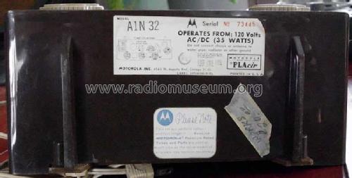 A1N-32 Ch=HS-744; Motorola Inc. ex (ID = 950392) Radio