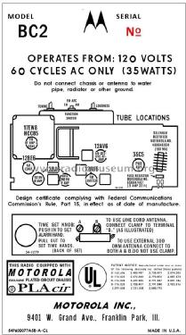 BC2 Ch= HS-4124; Motorola Inc. ex (ID = 2930728) Radio