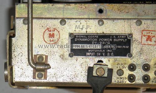 Dynamotor Power Supply DY-98G; Motorola Inc. ex (ID = 1932609) A-courant