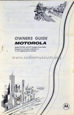 FM210A; Motorola Inc. ex (ID = 2830796) Autoradio