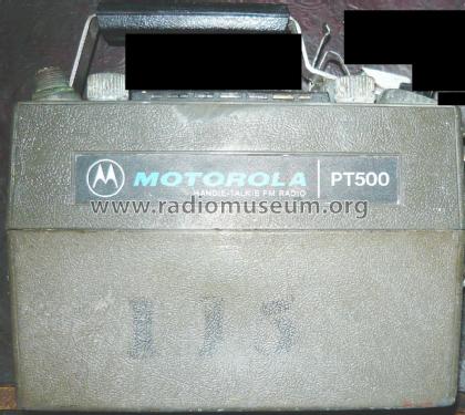 Handie-Talkie FM Radio PT 500; Motorola Inc. ex (ID = 1798159) Commercial TRX