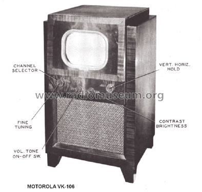 VK106 Ch= TS-9A; Motorola Inc. ex (ID = 1348356) Televisore