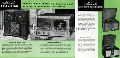 VT-71 TS-4D; Motorola Inc. ex (ID = 1438656) Televisore