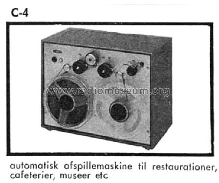 Automatisk Afspillemaskine C-4; Movic Denmark; (ID = 2539617) Sonido-V