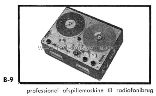 Professionel Afspillemaskine B-9; Movic Denmark; (ID = 2539619) Ton-Bild