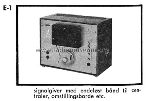 Signalgiver med endeløst band E-1; Movic Denmark; (ID = 2539620) R-Player