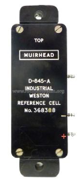 Industrial Weston Reference Cell D-845-A; Muirhead & Co. Ltd.; (ID = 1721706) Equipment