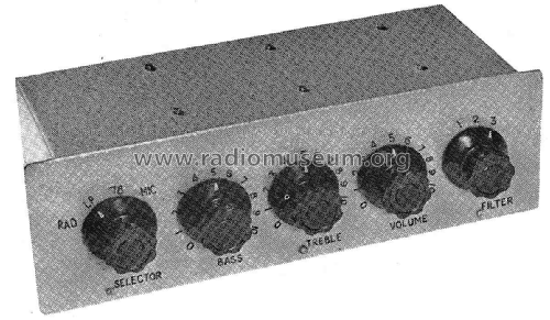High Fidelity Pre-Amplifier ; Mullard Wireless, (ID = 2013929) Ampl/Mixer