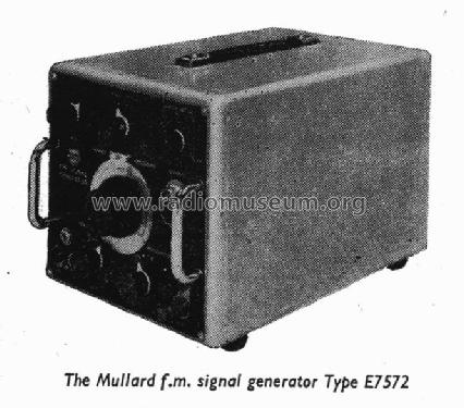 FM Signal Generator E7572; Mullard Wireless, (ID = 1864949) Equipment
