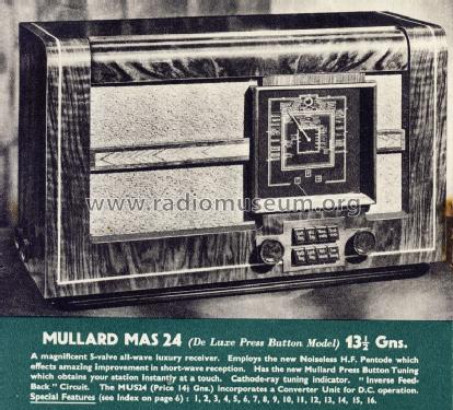 MAS24; Mullard Wireless, (ID = 1226099) Radio