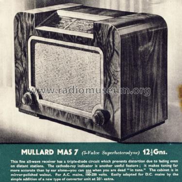 MAS7; Mullard Wireless, (ID = 1226091) Radio