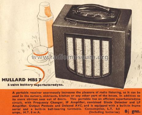 MBS7; Mullard Wireless, (ID = 1226960) Radio