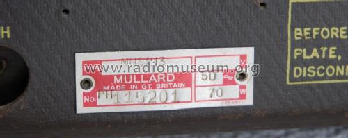 MUS 213; Mullard Wireless, (ID = 1968461) Radio