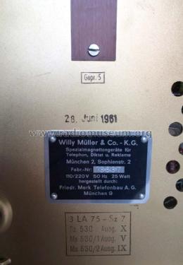 Alibiphon VA58; Müller, Willy: (ID = 2672116) Telephony