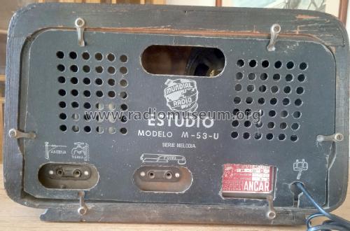 Estudio, Serie Melodía M-53-U; Mundial Radio; (ID = 2713148) Radio