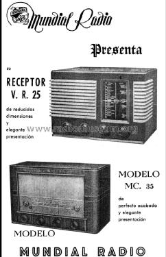 VR-25; Mundial Radio; (ID = 1381497) Radio