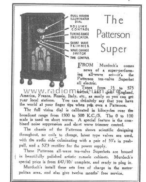 Patterson Super ; Murdoch's Ltd.; (ID = 2685362) Radio